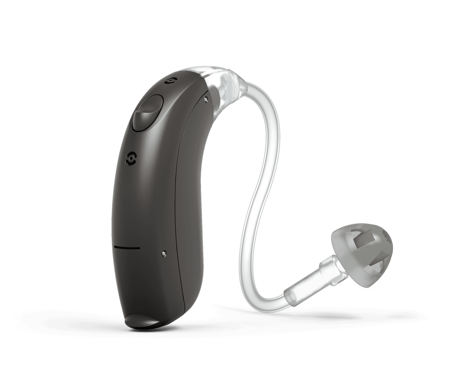 Danavox Barani Mini BTE 67 with thin tube, charcoal