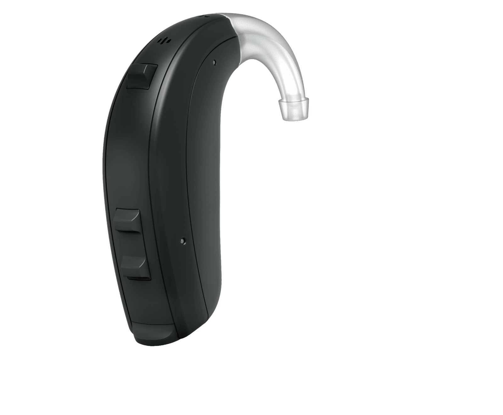 Danavox Klar BTE 88 with plastic hook, black