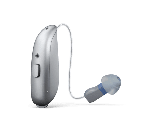 Danavox Astro Pro RIE hearing aid, sparkling silver