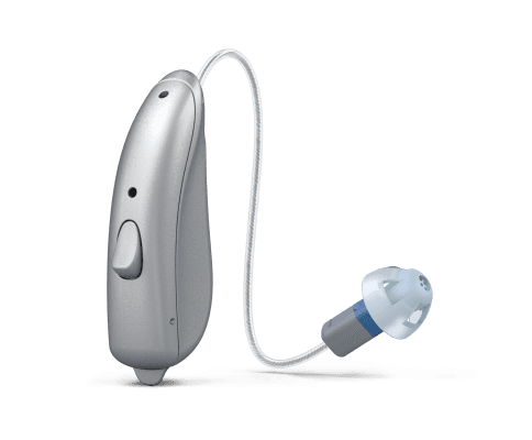 Danavox Brisa RIE hearing aid, sparkling silver